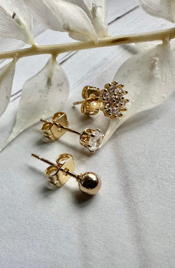 Mix box med 6 øreringe - Ivy 18k forgyldt - VIAMAJA.DK