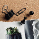 Mix kasse med tegneskifter, clips mm - Sort - VIAMAJA.DK