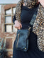 Mobiltaske - ALINA - Black / gold - VIAMAJA.DK