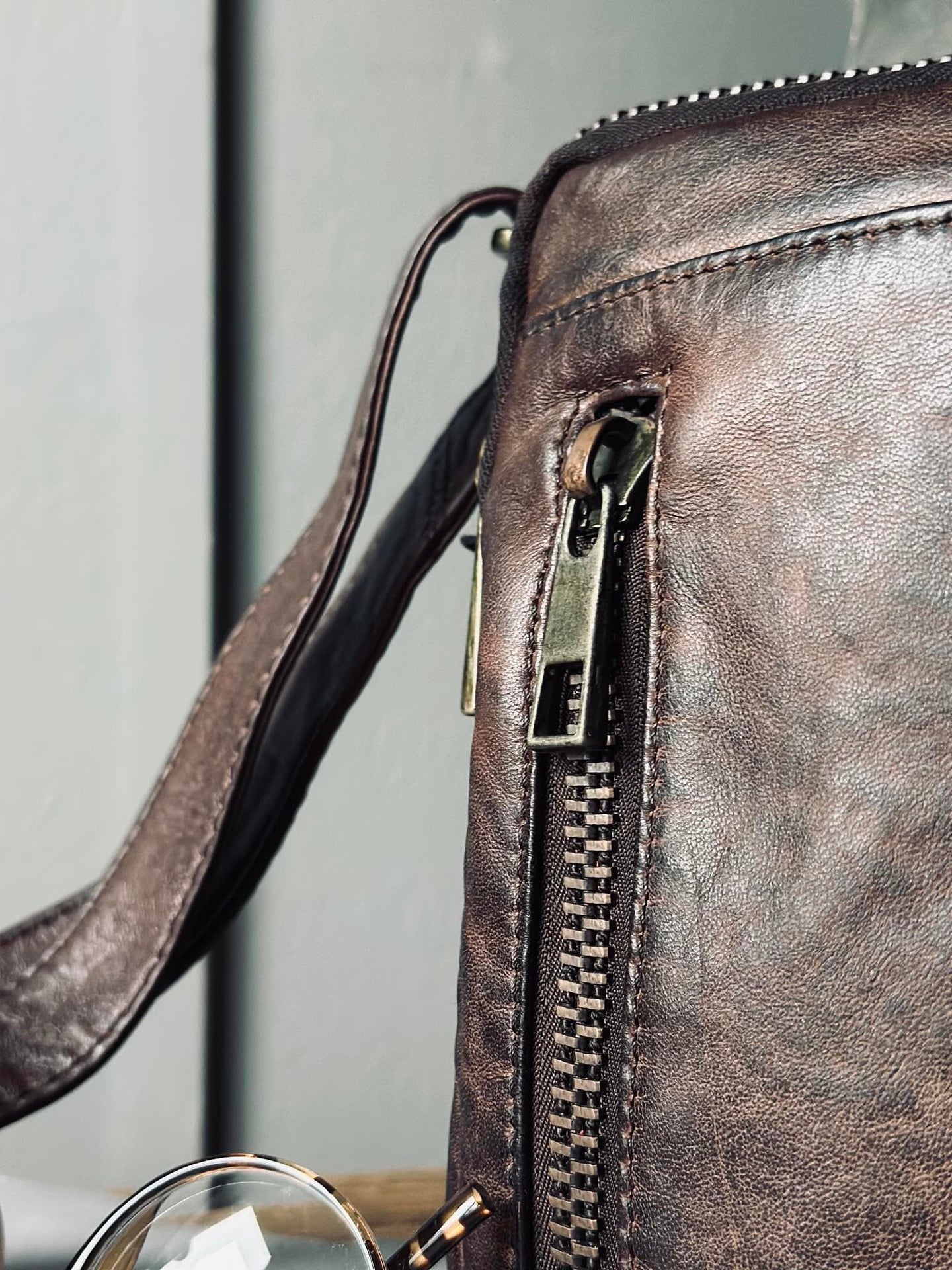 Mobiltaske ALINA - Winter brown - VIAMAJA.DK
