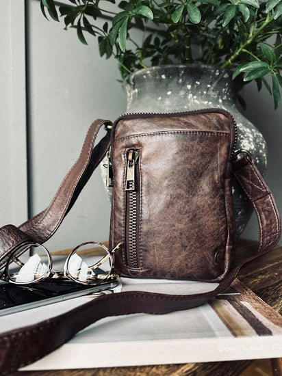 Mobiltaske ALINA - Winter brown - VIAMAJA.DK