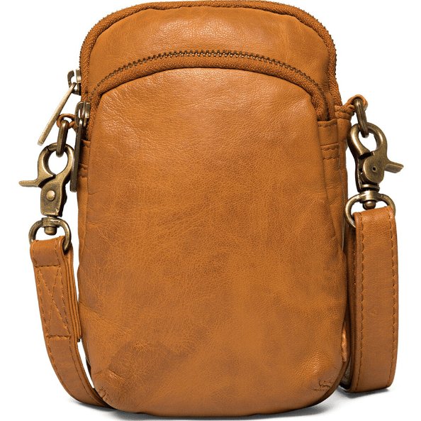 Mobiltaske - COGNAC LINE - Blød lammeskind - VIAMAJA.DK
