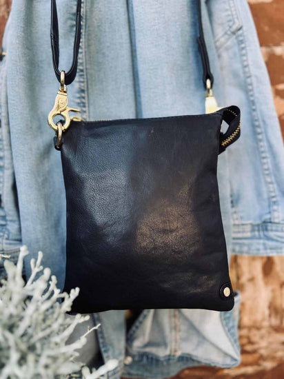 Mobiltaske - Crossover NELLY - Black deluxe - VIAMAJA.DK