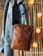 Mobiltaske Daily – Vintage cognac - VIAMAJA.DK