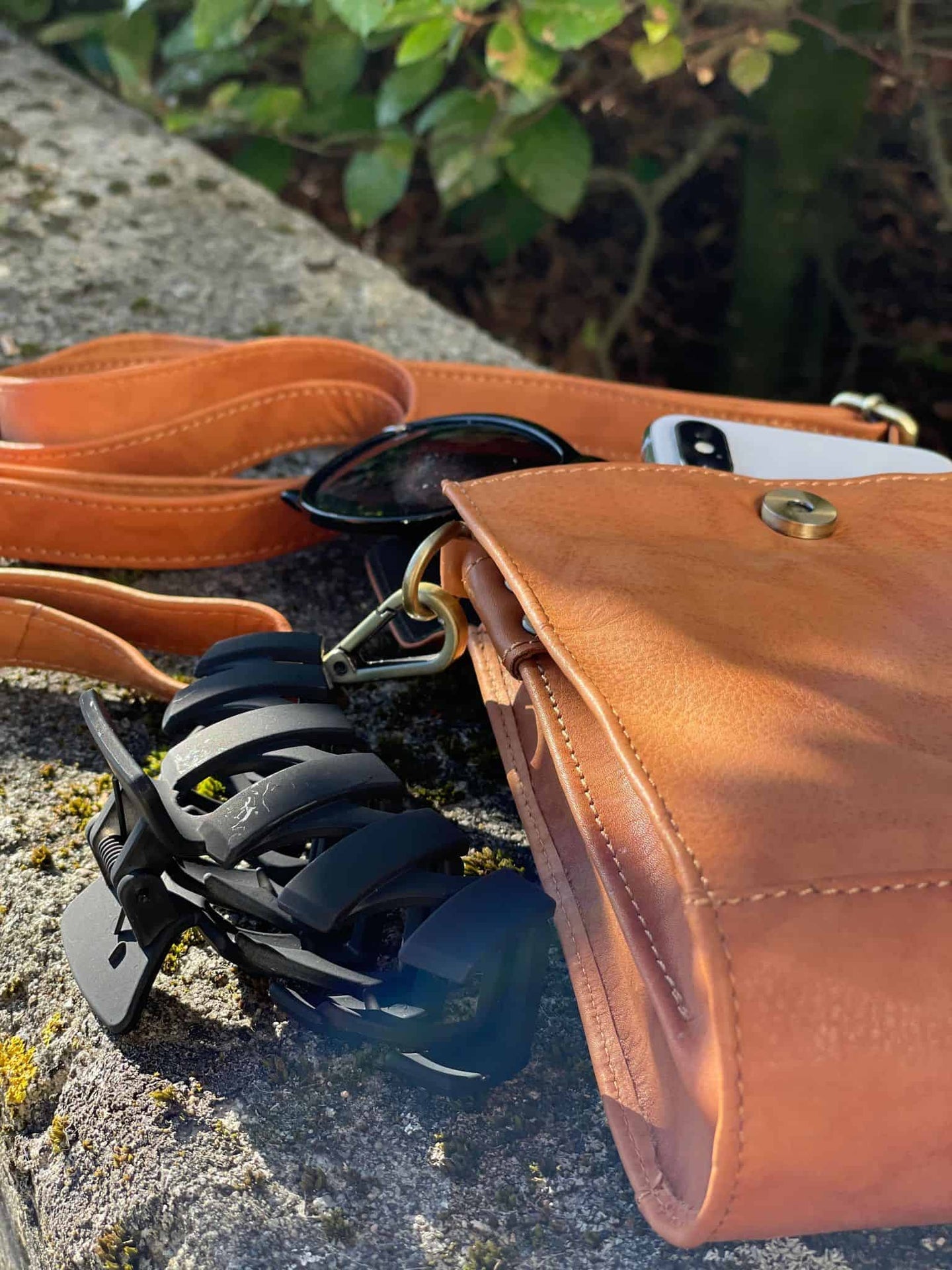 Mobiltaske Mille - Cognac - VIAMAJA.DK