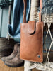 Mobilveske Small Aura Cognac
