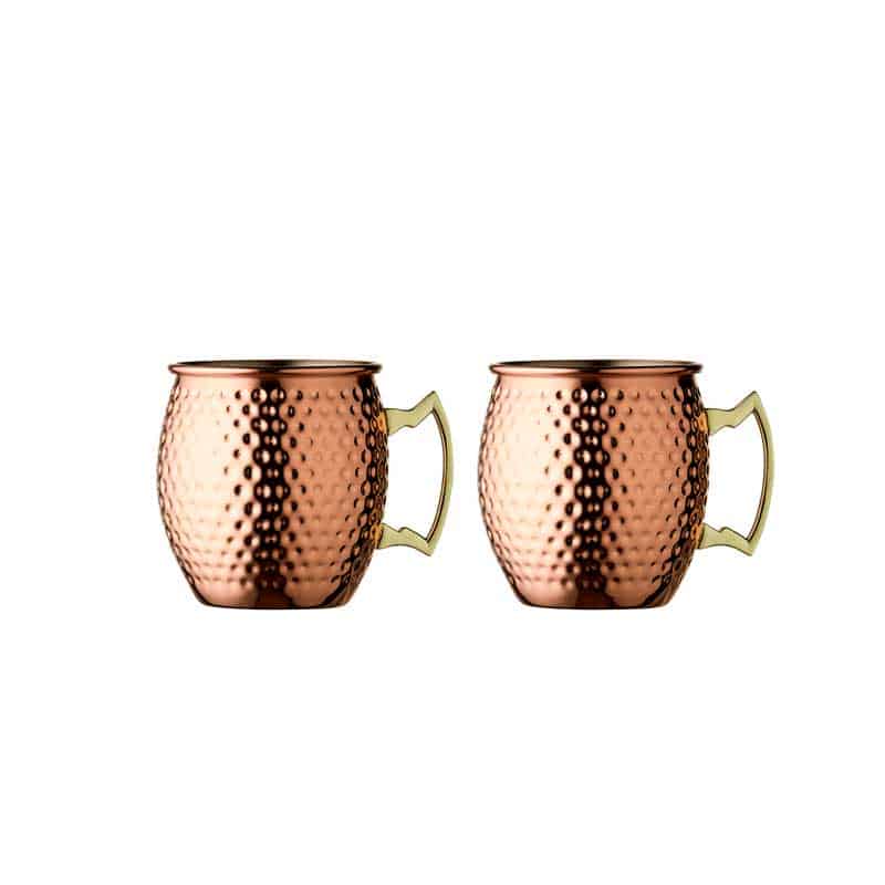 Moscow mule krus - Sæt a 2stk - VIAMAJA.DK