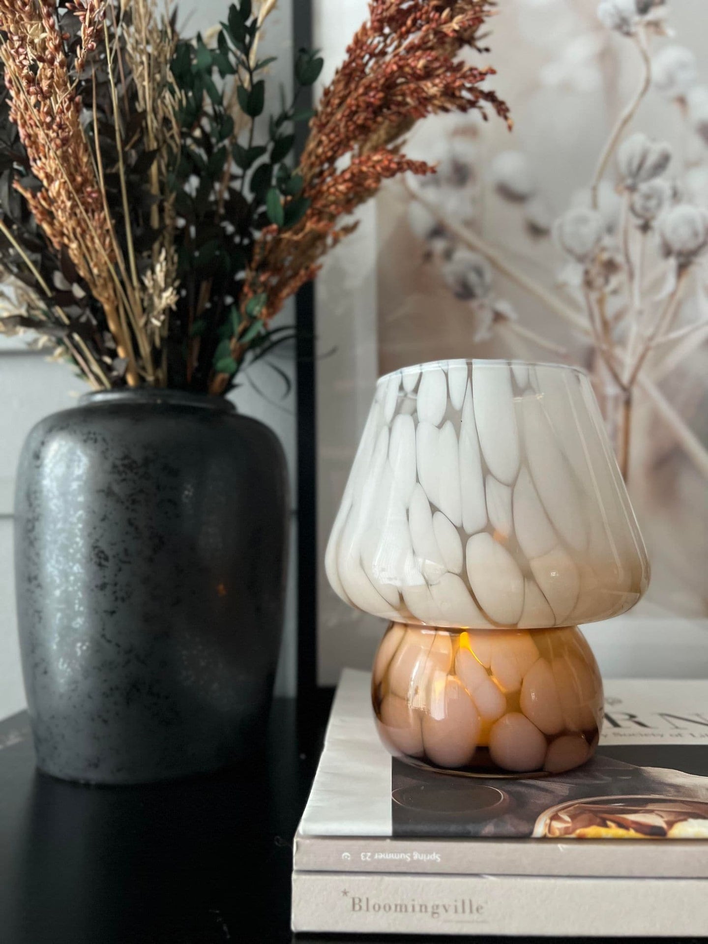 Mundblæst glas til lys og blomster - VIAMAJA.DK