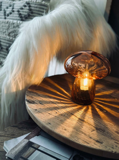 MUSHROOM Lampe – Cognac - VIAMAJA.DK