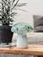 MUSHROOM Lampe m. LED – Grøn mundblæst glas - VIAMAJA.DK