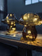 MUSHROOM Lampe med LED 15cm – Mørk brun - VIAMAJA.DK