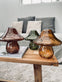 MUSHROOM Lampe med LED 18cm – Lys brun - VIAMAJA.DK