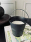 Myggelys - Citronella i sort spand - VIAMAJA.DK