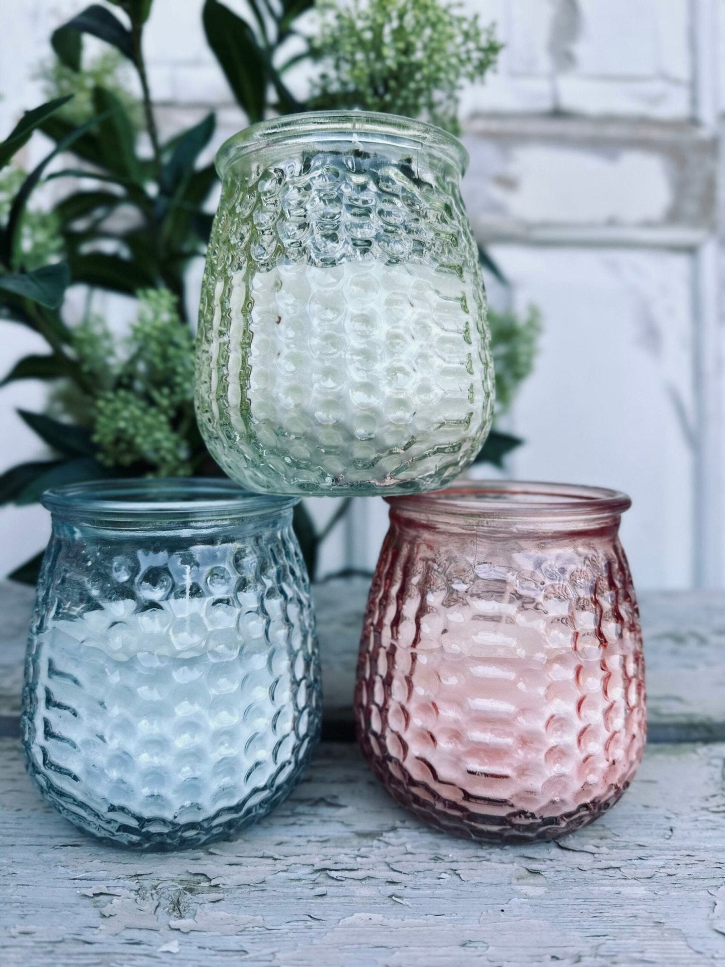 Myggelys Color – Citronella Mix i farvet glas - VIAMAJA.DK