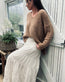 Nederdel Boheme cotton – S/M Lys beige - VIAMAJA.DK