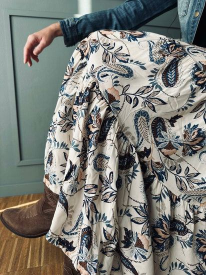 Nederdel Boho - Anna - VIAMAJA.DK
