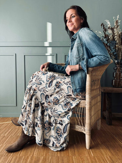 Nederdel Boho - Anna - VIAMAJA.DK