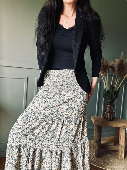 Nederdel Boho Blue - VIAMAJA.DK