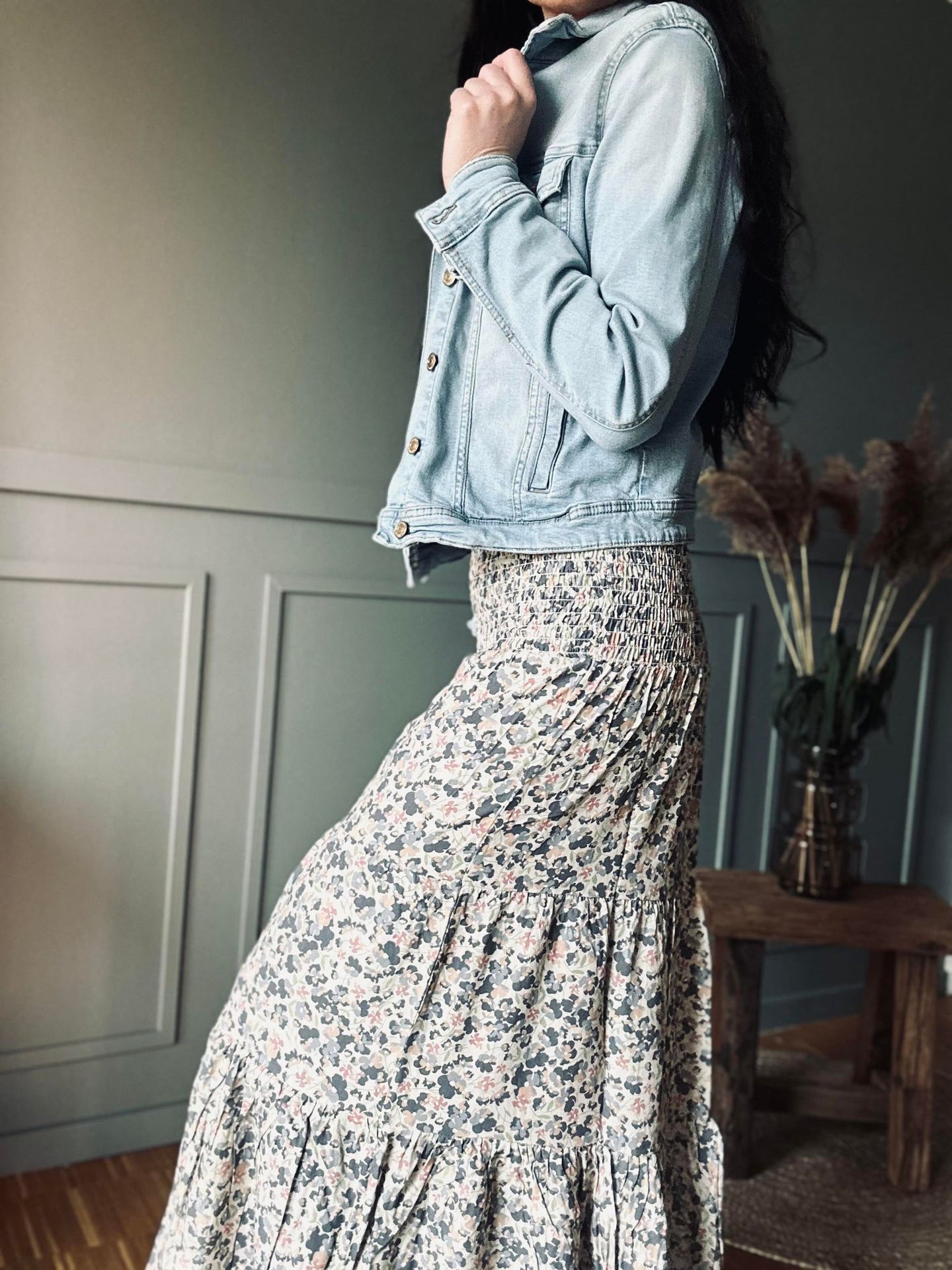 Nederdel Boho Blue - VIAMAJA.DK