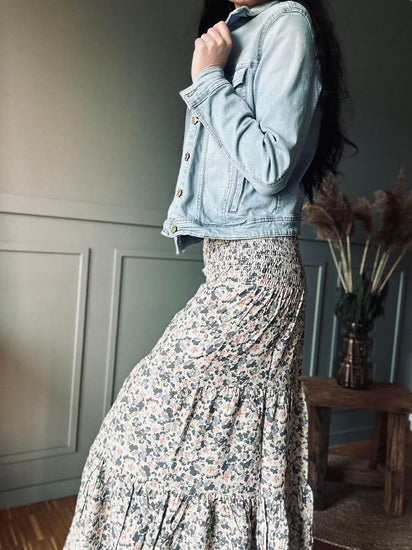 Nederdel Boho Blue - VIAMAJA.DK