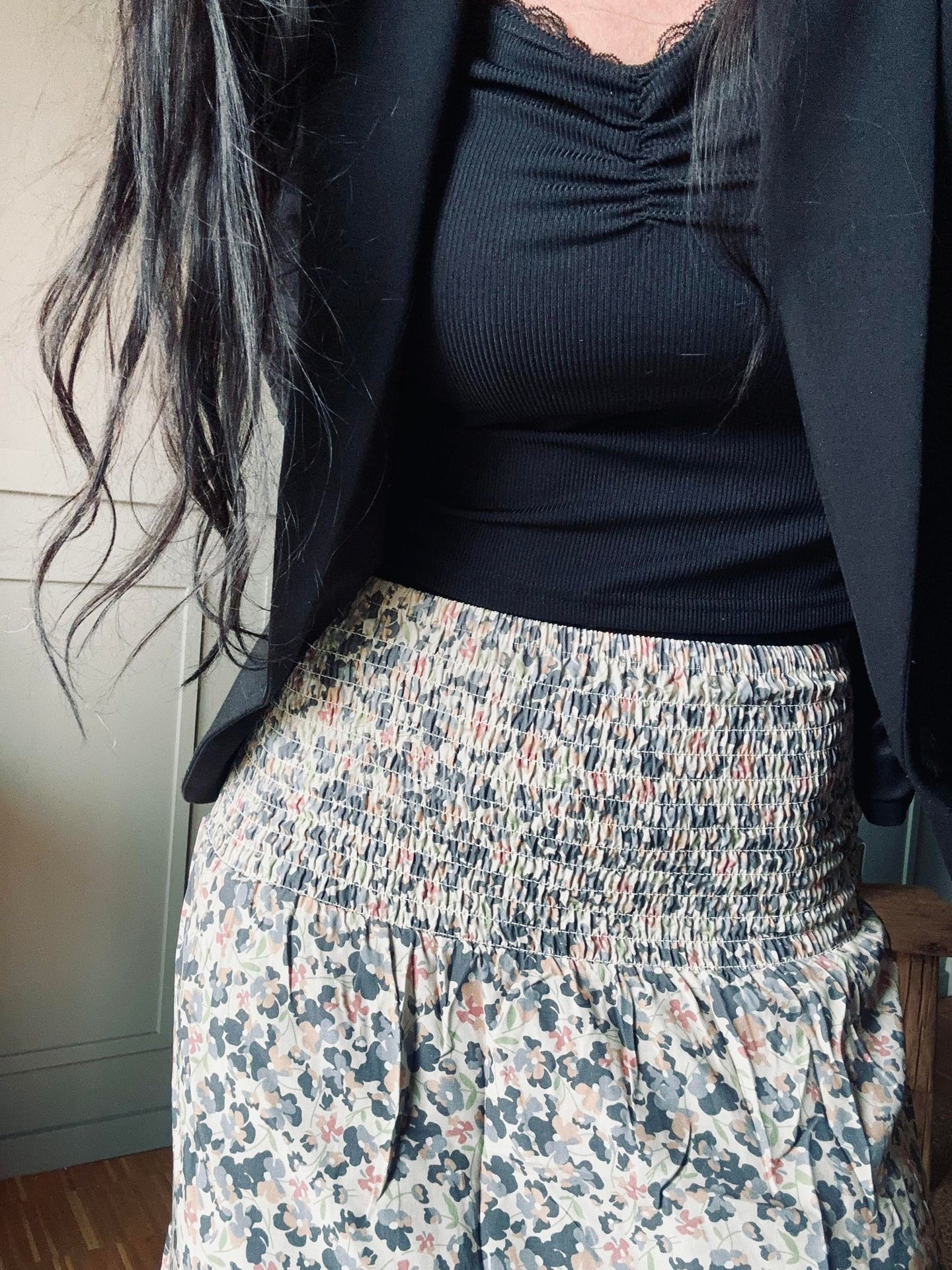Nederdel Boho Blue - VIAMAJA.DK