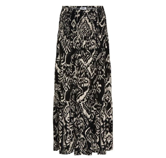 Nederdel Boho Inka black - VIAMAJA.DK