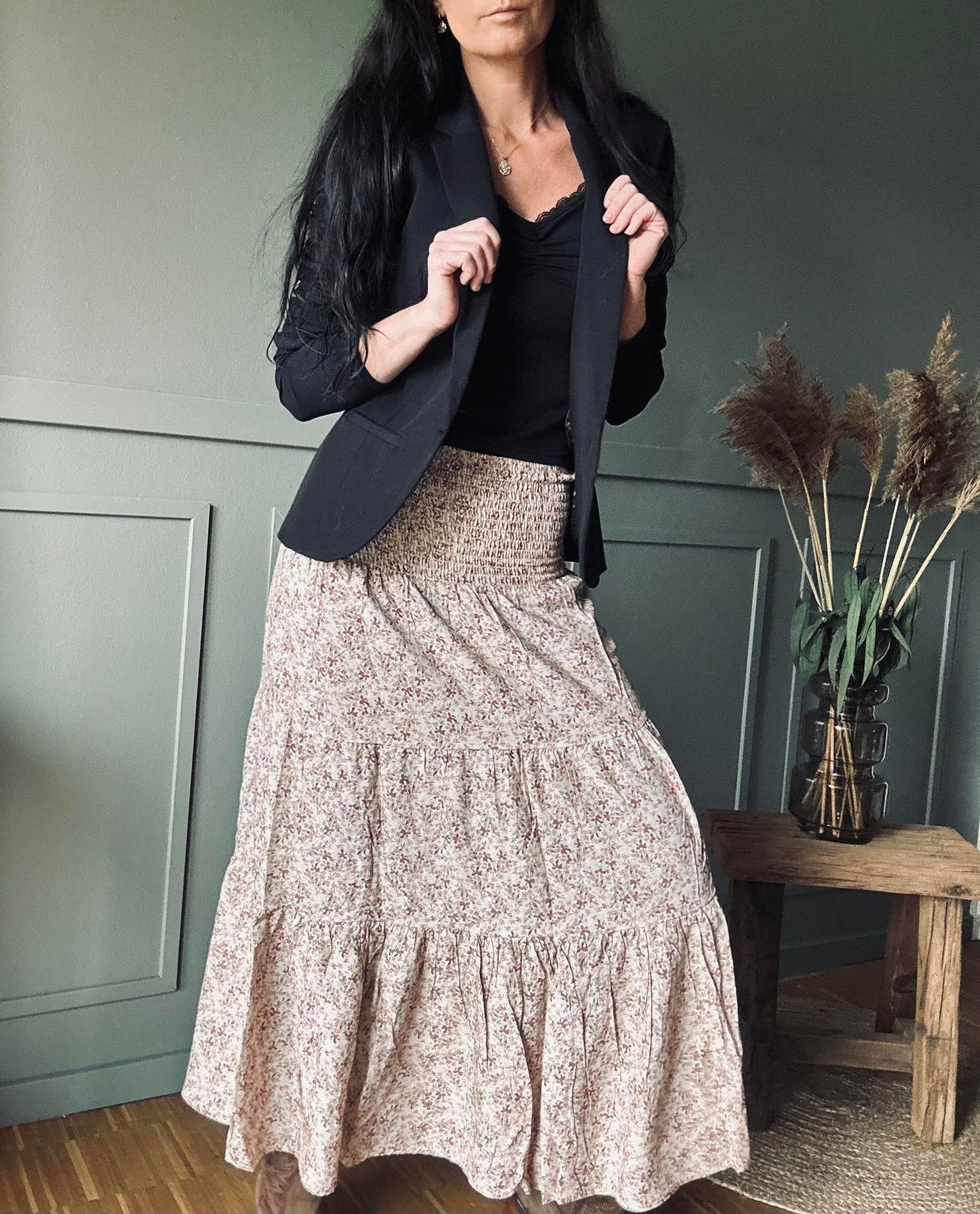 Nederdel Boho Rose - VIAMAJA.DK