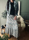 Nederdel Boho – Summer Blue - VIAMAJA.DK