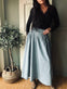 Nederdel – Jeans blue - VIAMAJA.DK