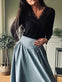 Nederdel – Jeans blue - VIAMAJA.DK