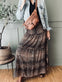 Nederdel med smock – Dark Leopard - VIAMAJA.DK