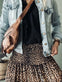 Nederdel med smock – Dark Leopard - VIAMAJA.DK