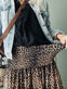 Nederdel med smock – Dark Leopard - VIAMAJA.DK