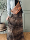 Nederdel med smock – Dark Leopard - VIAMAJA.DK