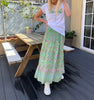 Skjørt med smock - Green Princess