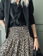 Nederdel med smock – Leopard - VIAMAJA.DK