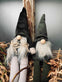 Nisse i velour med lange ben - Grøn 22cm - VIAMAJA.DK