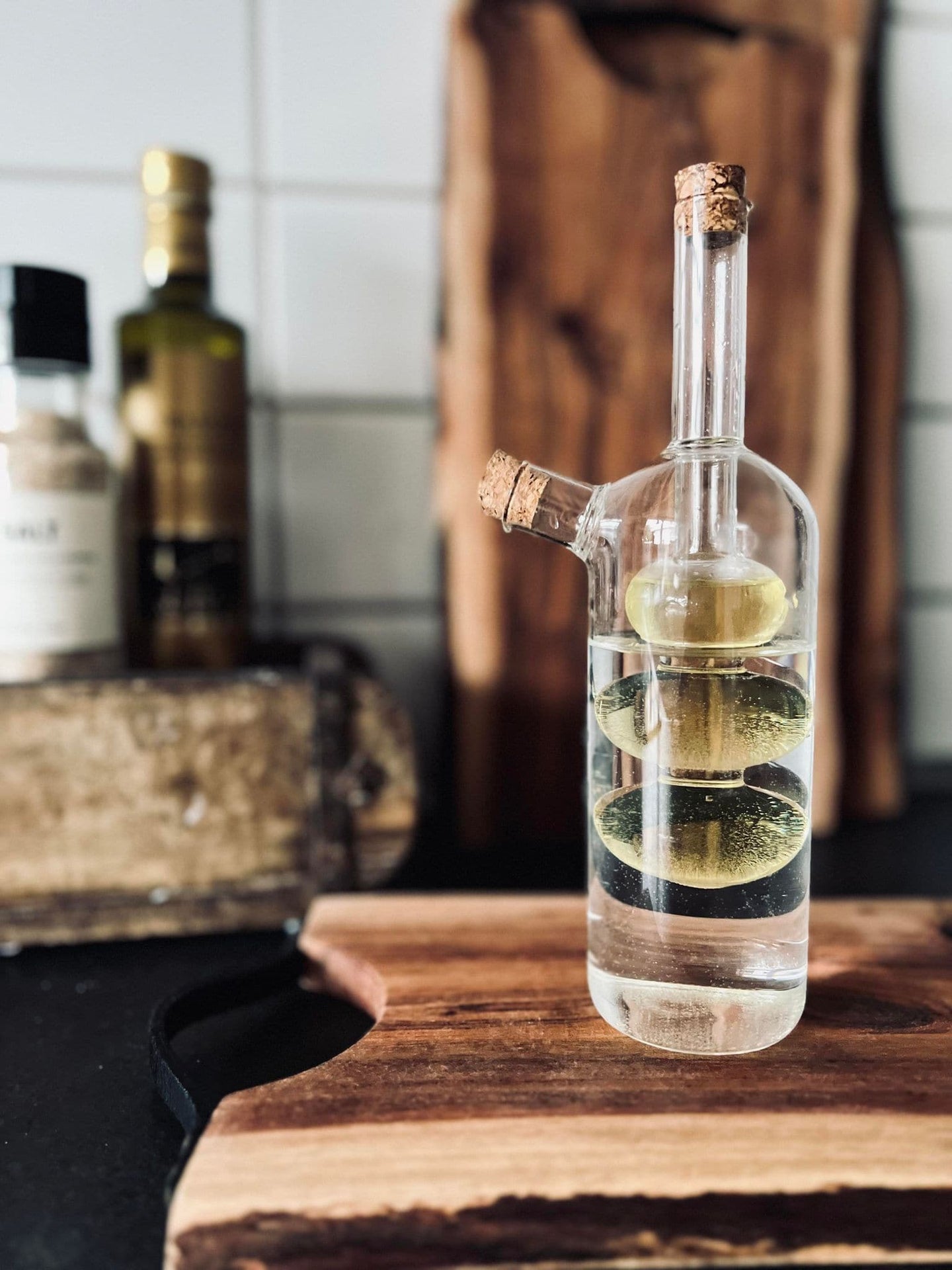 Olie - eddike flaske til 2 varianter - VIAMAJA.DK