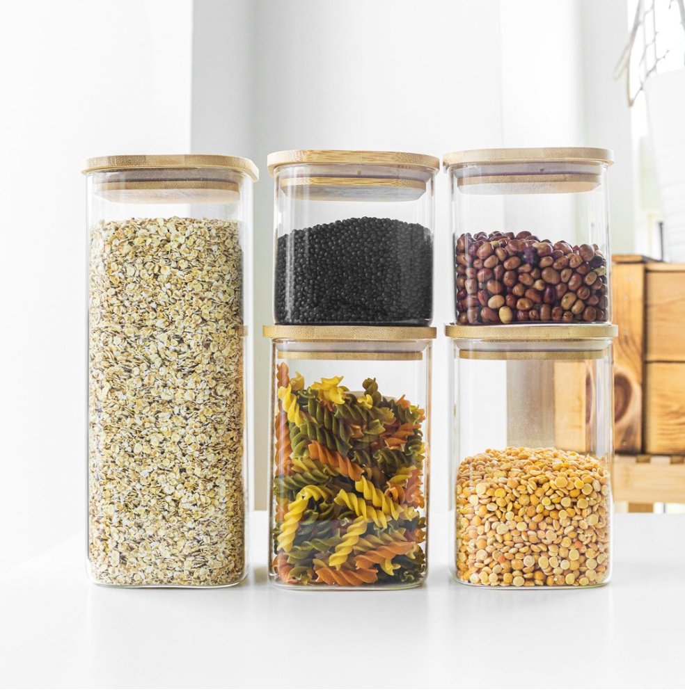 Opbevaringsbøtter – Sæt med 5 stk - VIAMAJA.DK