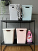 Oppbevaringskasse med lokk - XL Beige