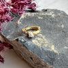 Ørering Single Dee 18K forgylt - 1 stk