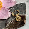 Ørering Single Nellie 18K forgylt - 1 stk