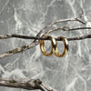 Øreringer Alicia golden 18K forgylt Sterling sølv