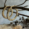Øreringer Chloe Big Sterling Silver 18K forgylt