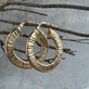 Øreringe Chloe small Sterling Silver 18K forgyldt - VIAMAJA.DK