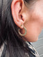 Øreringe Chloe small Sterling Silver 18K forgyldt - VIAMAJA.DK