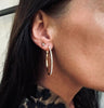 Øredobber Julie Hoops 18K forgylt