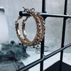 Øreringer Smilla Hoops - Champagne