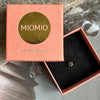 Ørepynt Single GIA Black 18K forgylt - 1 stk