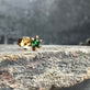 Ørestik Single GIA Emerald 18K forgyldt - 1 stk - VIAMAJA.DK